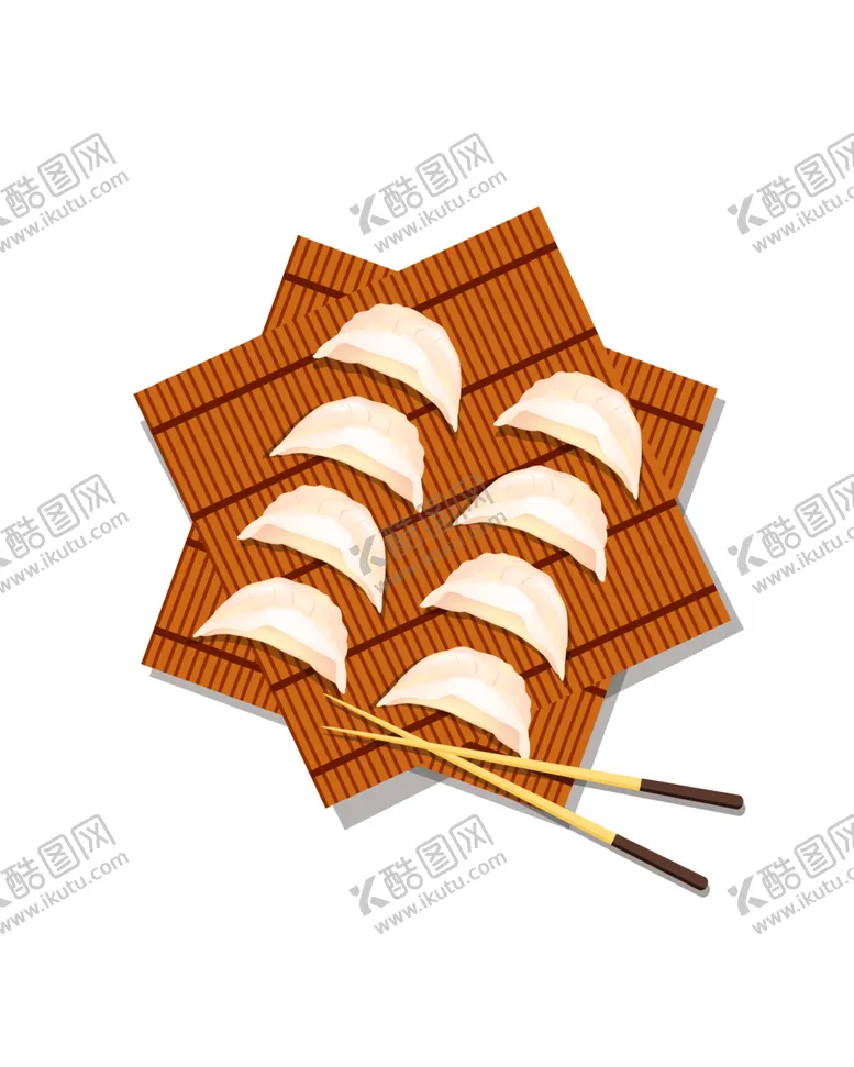 编号：27792903300802175046【酷图网】源文件下载-手绘饺子素材
