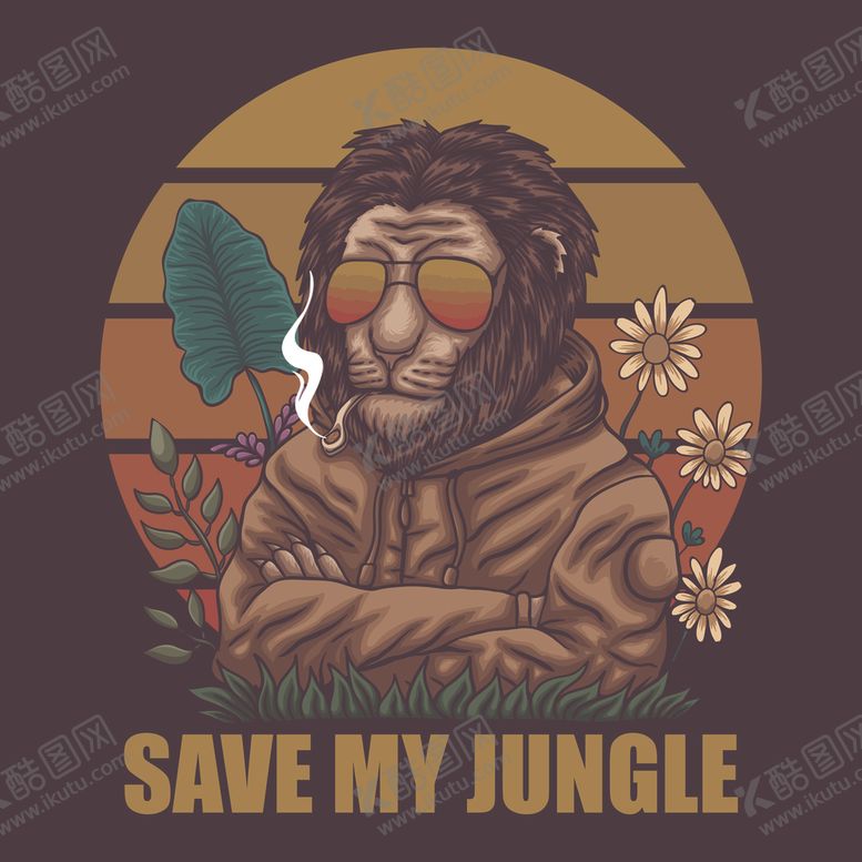 编号：70130010031012575592【酷图网】源文件下载-创意狮子头像