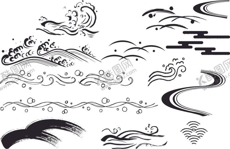 编号：72273610030420024659【酷图网】源文件下载-波浪
