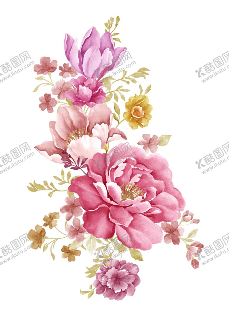 编号：95095406270320149158【酷图网】源文件下载-手绘花