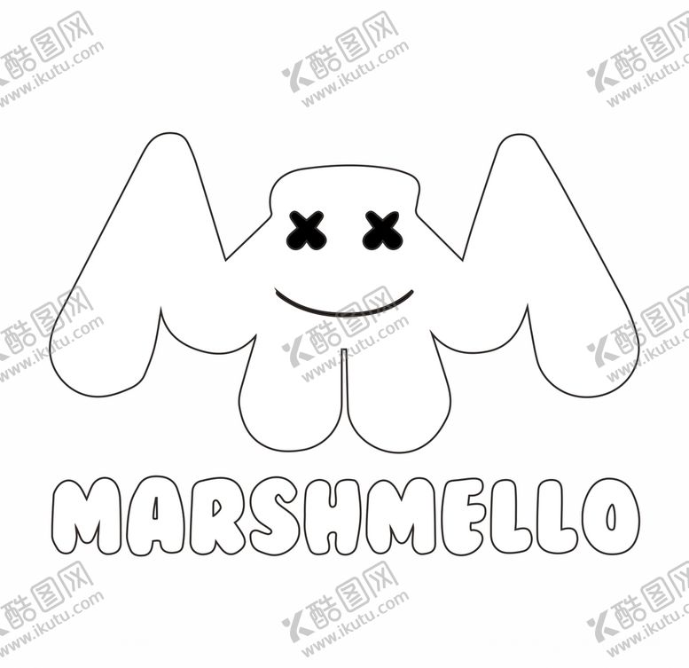 编号：23768710232231392040【酷图网】源文件下载-Marshmello棉花糖图标