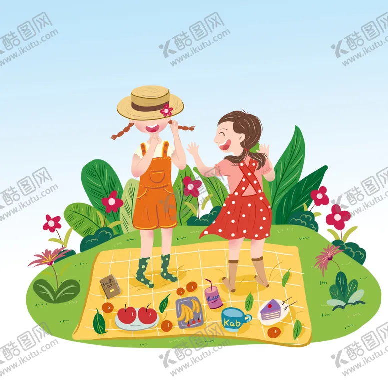 编号：59863009271217270794【酷图网】源文件下载- 女孩郊游 