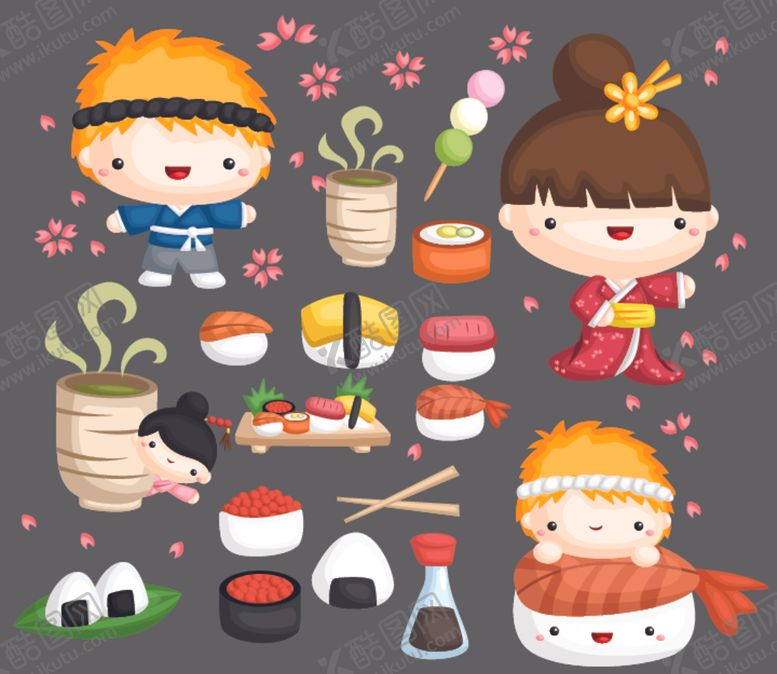 编号：44267310152350277708【酷图网】源文件下载-可爱儿童插画