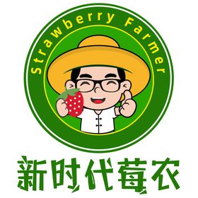 卡通果园小哥logo