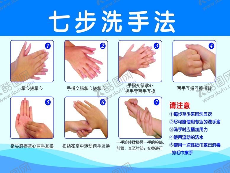 编号：38795812111625339009【酷图网】源文件下载-七步洗手法