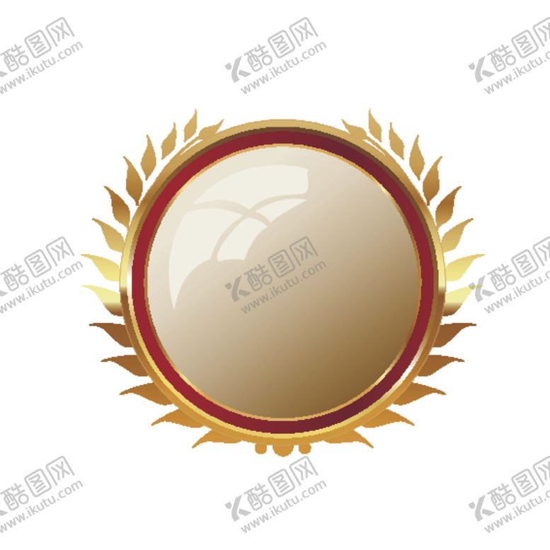 编号：52497001132259384251【酷图网】源文件下载-黄金奖牌