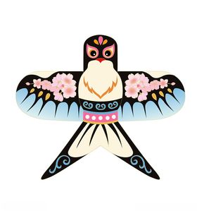 手工绘制热气球