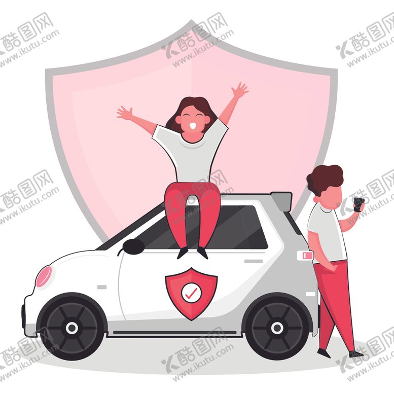编号：32937805010504226941【酷图网】源文件下载-小车插画
