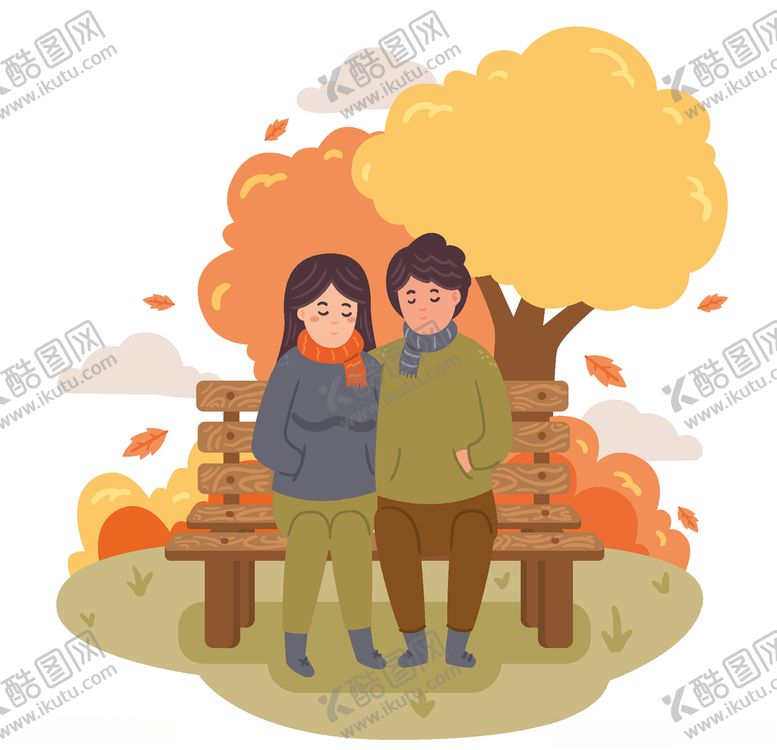 编号：47335609290618137699【酷图网】源文件下载-穿秋装的人