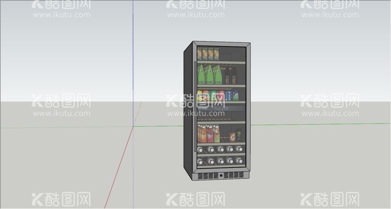 编号：12677412131434169978【酷图网】源文件下载-饮料保鲜柜