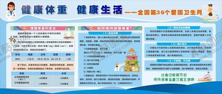 编号：62819101251630292064【酷图网】源文件下载-健康体重健康生活
