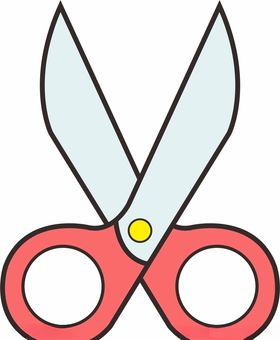 剪刀插画