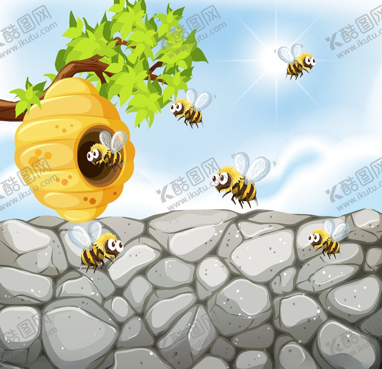 编号：58046310211424027111【酷图网】源文件下载-蜜蜂