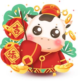 卡通牛