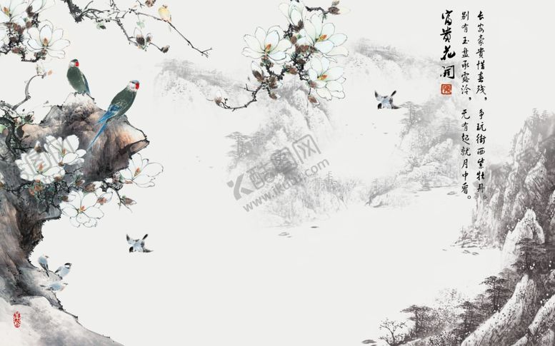 编号：61661310190318108051【酷图网】源文件下载-装饰画背景墙