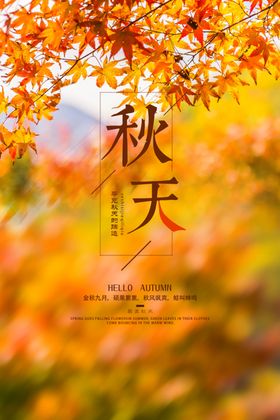 秋天海报促销季季促销超市
