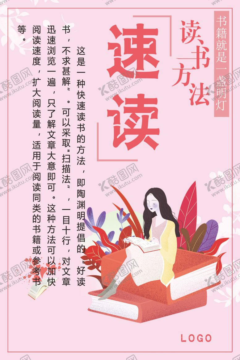 编号：49295105080204566571【酷图网】源文件下载-读书方法速读