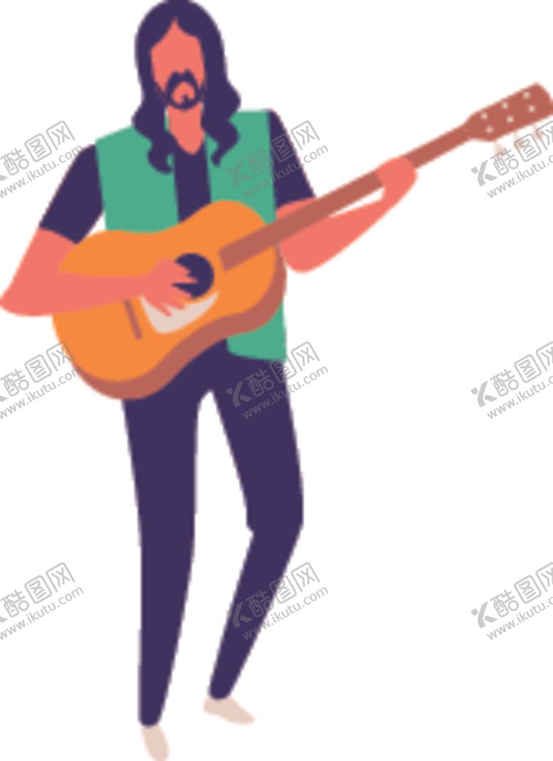 编号：61709609280422189969【酷图网】源文件下载-吉他