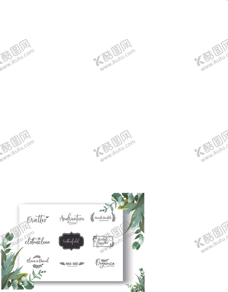 编号：27159509201925278669【酷图网】源文件下载-黑白矢量手写英文字体logo