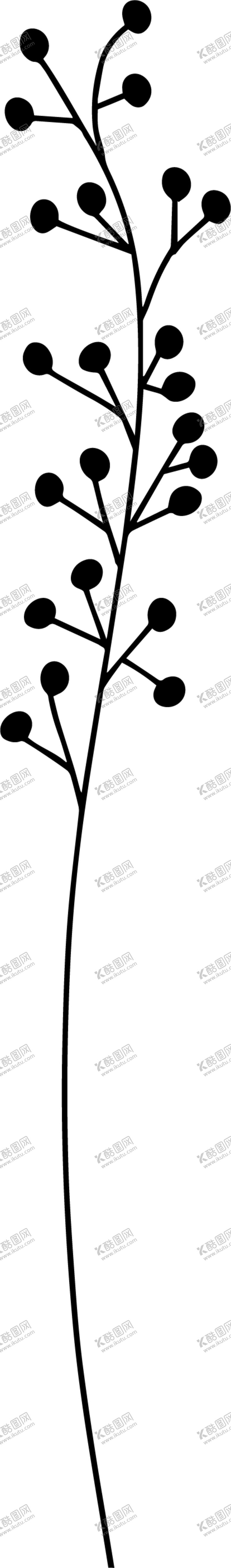编号：16987006242011086303【酷图网】源文件下载-手绘花藤花纹