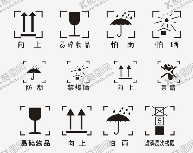 编号：91840910190731405938【酷图网】源文件下载-外包装标志