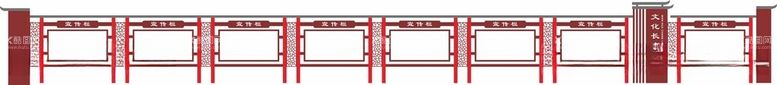 编号：42251011241408032260【酷图网】源文件下载-户外宣传栏长廊