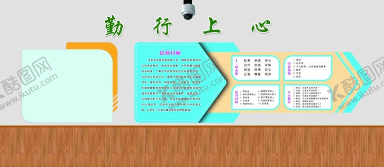 编号：29711306190121368386【酷图网】源文件下载-校园文化墙教室文化异形展板
