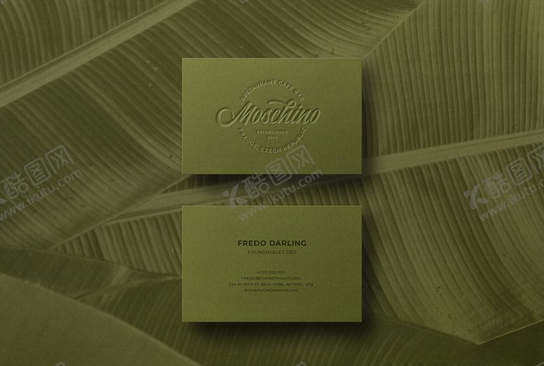 编号：45413210161018526425【酷图网】源文件下载-名片样机