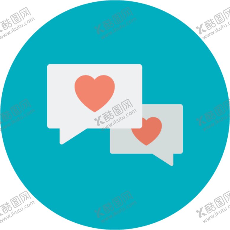 编号：40203210261247394039【酷图网】源文件下载-情人聊天对话框图标