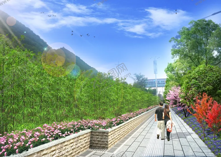 编号：45426204281019168358【酷图网】源文件下载-市政道路效果图