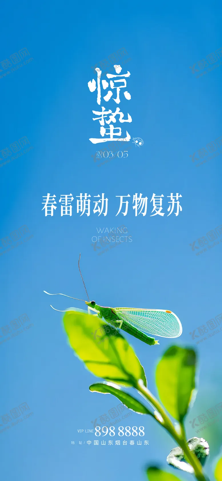 编号：74432803020252542535【酷图网】源文件下载-惊蛰春始海报