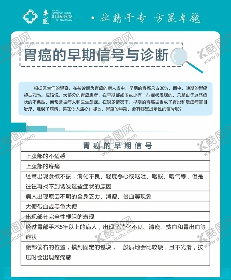 编号：87820806241954474067【酷图网】源文件下载-胃肠的早期信号与诊断