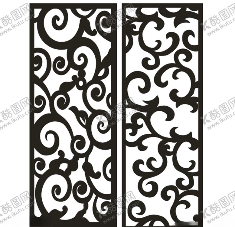 编号：78541409291815138179【酷图网】源文件下载-隔断花玻璃花雕刻花墙花