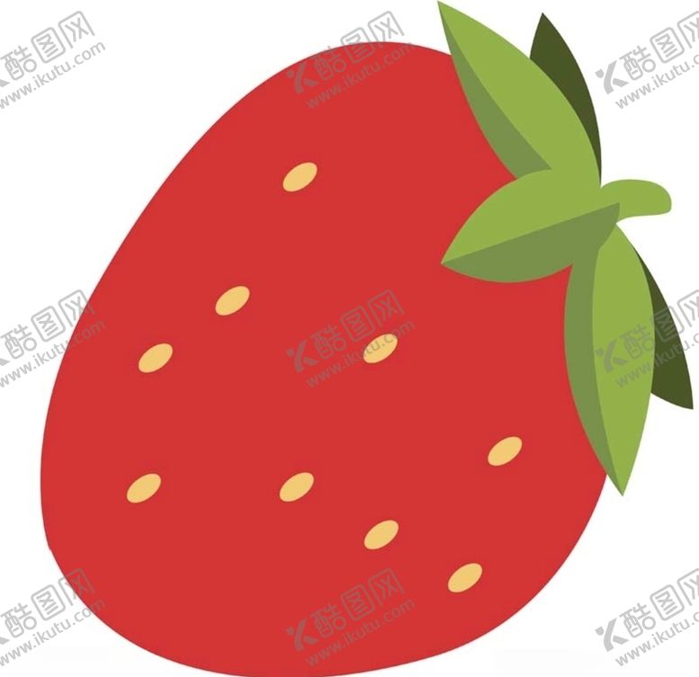 编号：97528206251153526264【酷图网】源文件下载-草莓卡通水果儿童矢量