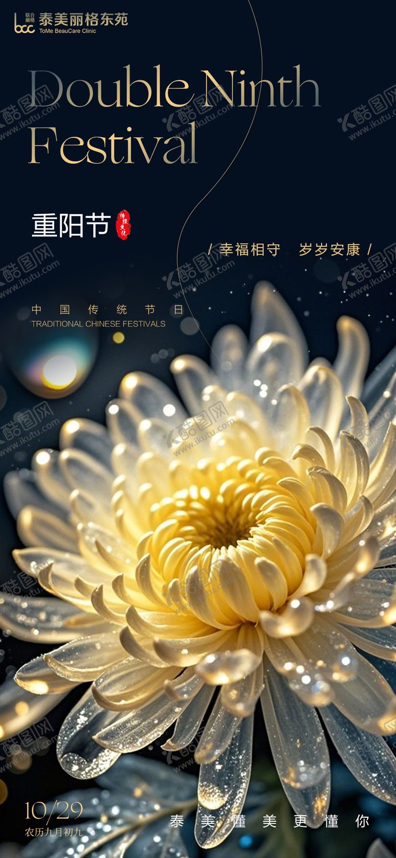 编号：33322810282305269835【酷图网】源文件下载-医美重阳节海报
