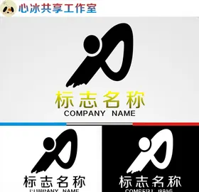 logo设计矢量字母矢量图制作