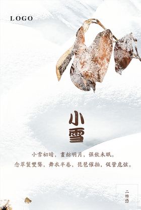 小雪节气海报