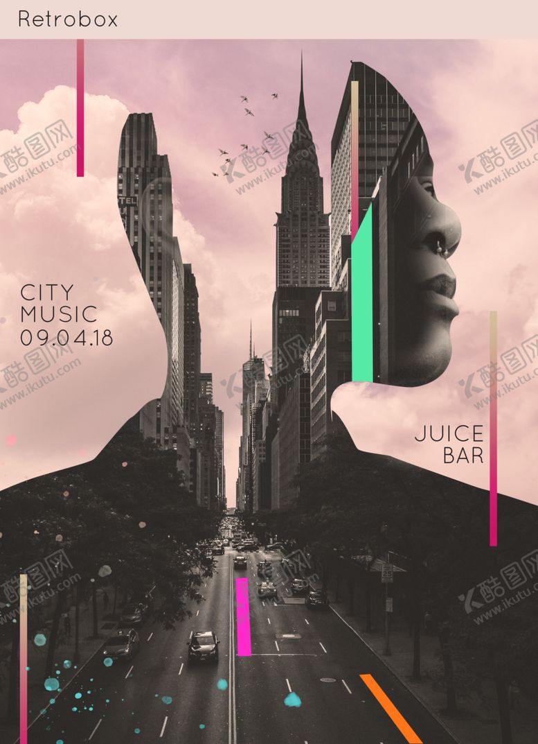 编号：68251909270746461788【酷图网】源文件下载-蒸汽波海报