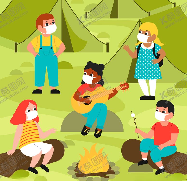 编号：64434310161030084004【酷图网】源文件下载-露营