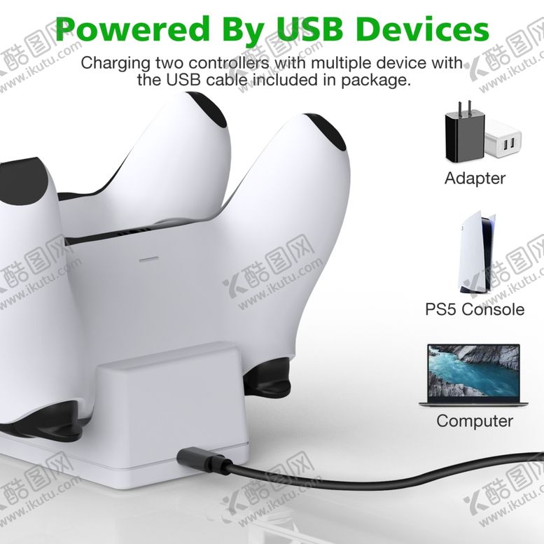 编号：41504110051715491475【酷图网】源文件下载-PS5手柄座充支持设备