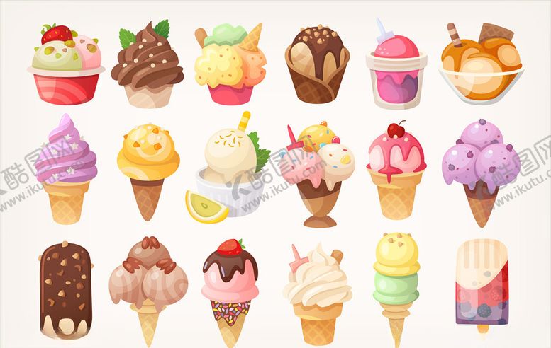 编号：34353010130505103077【酷图网】源文件下载-冰淇淋