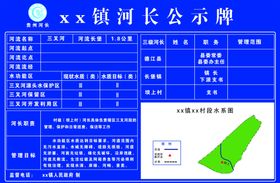 田长制公示牌