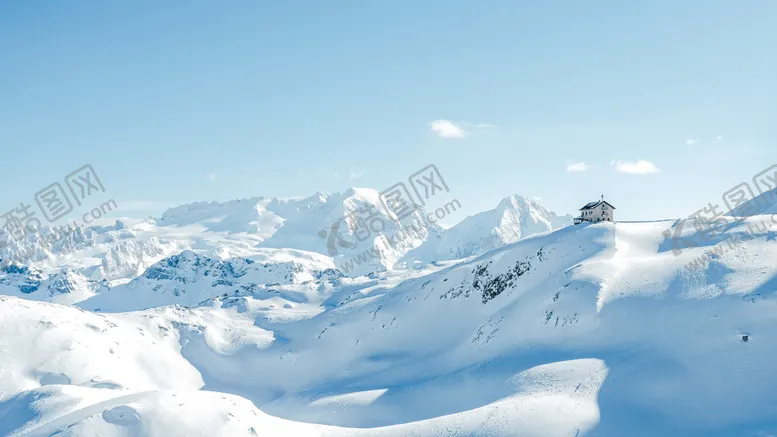 编号：48610302070348369424【酷图网】源文件下载-连绵的雪山