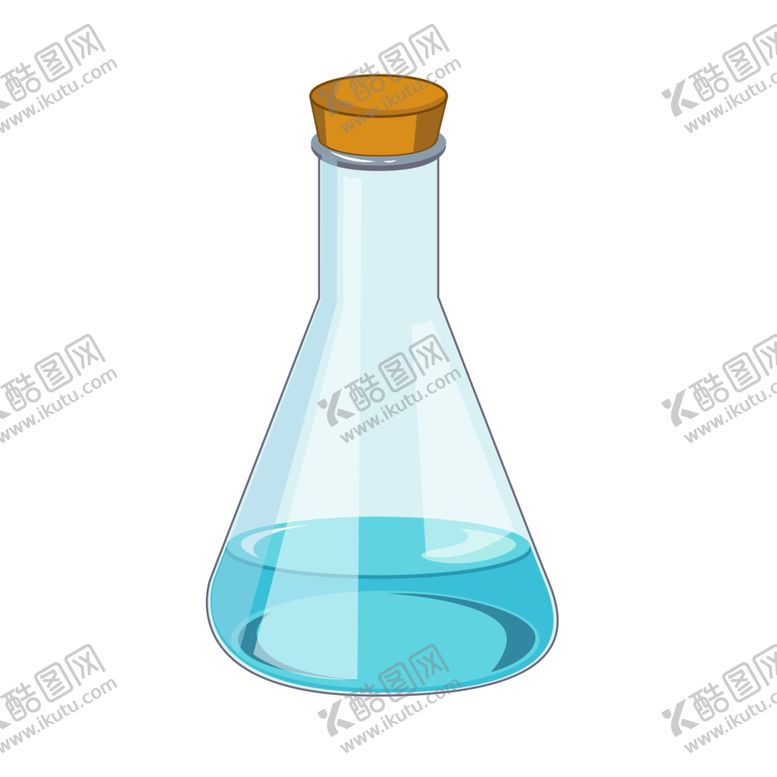 编号：10151405160413004686【酷图网】源文件下载-锥形瓶化学实验器材PNG