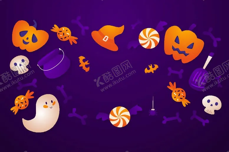 编号：89374712062054349386【酷图网】源文件下载-万圣节背景