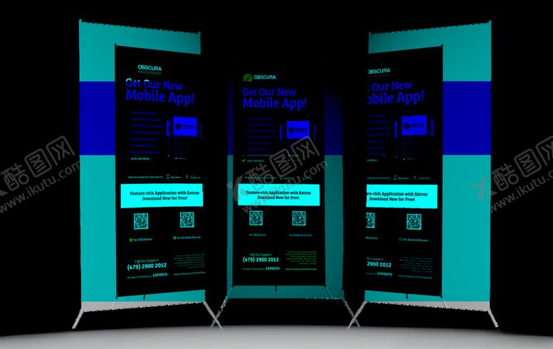 编号：98161209232147009604【酷图网】源文件下载-展架样机