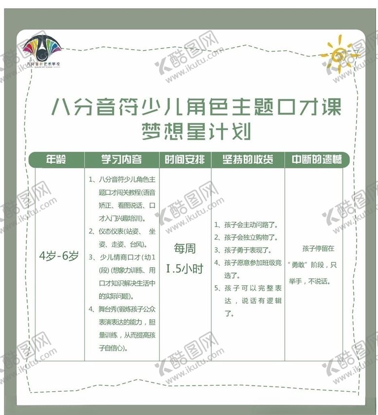 编号：20110905040024427424【酷图网】源文件下载-梦想计划表展板