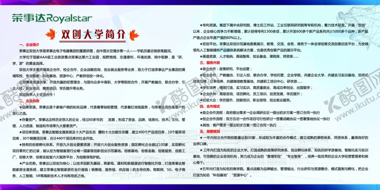 编号：69681109251441184165【酷图网】源文件下载-大学简介展板