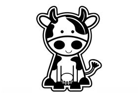 简笔画牛