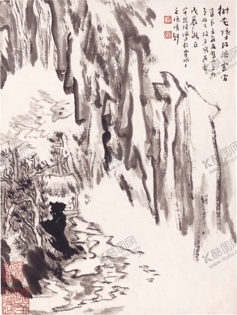 编号：19400709251428027967【酷图网】源文件下载-水墨传统国画山水